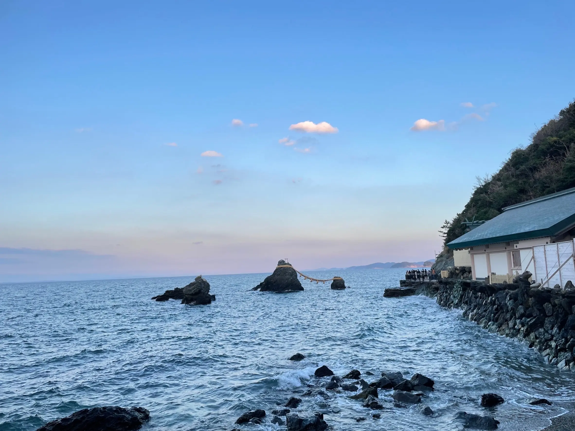 名古屋伊勢志摩夫妻岩浪漫日落