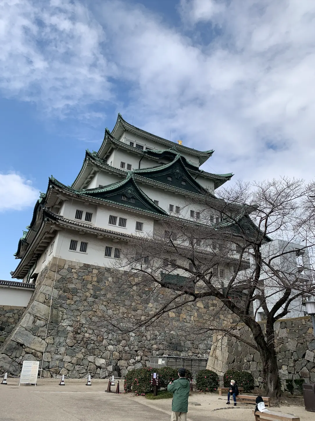 日本名古屋城天守閣修好了